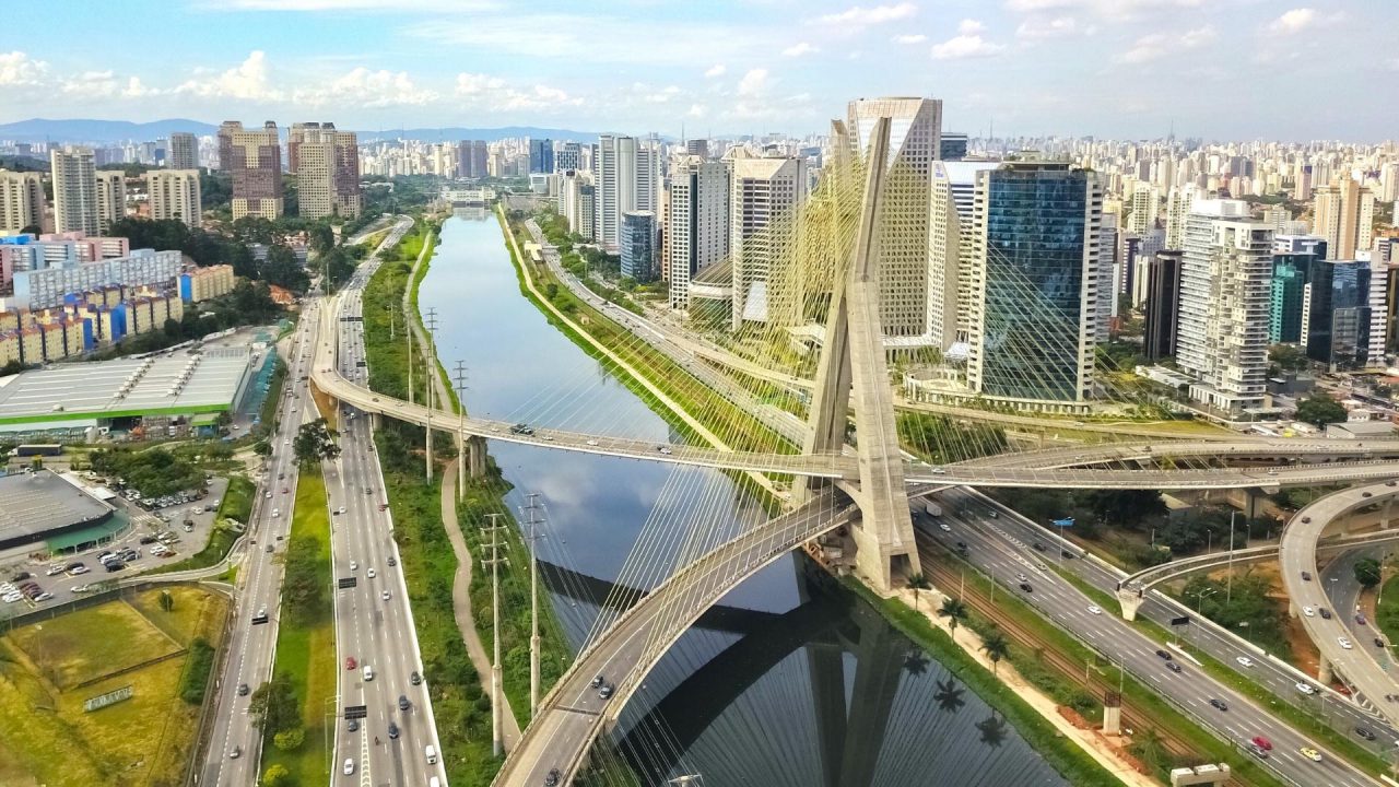 vista aérea do bairro de Pinheiros