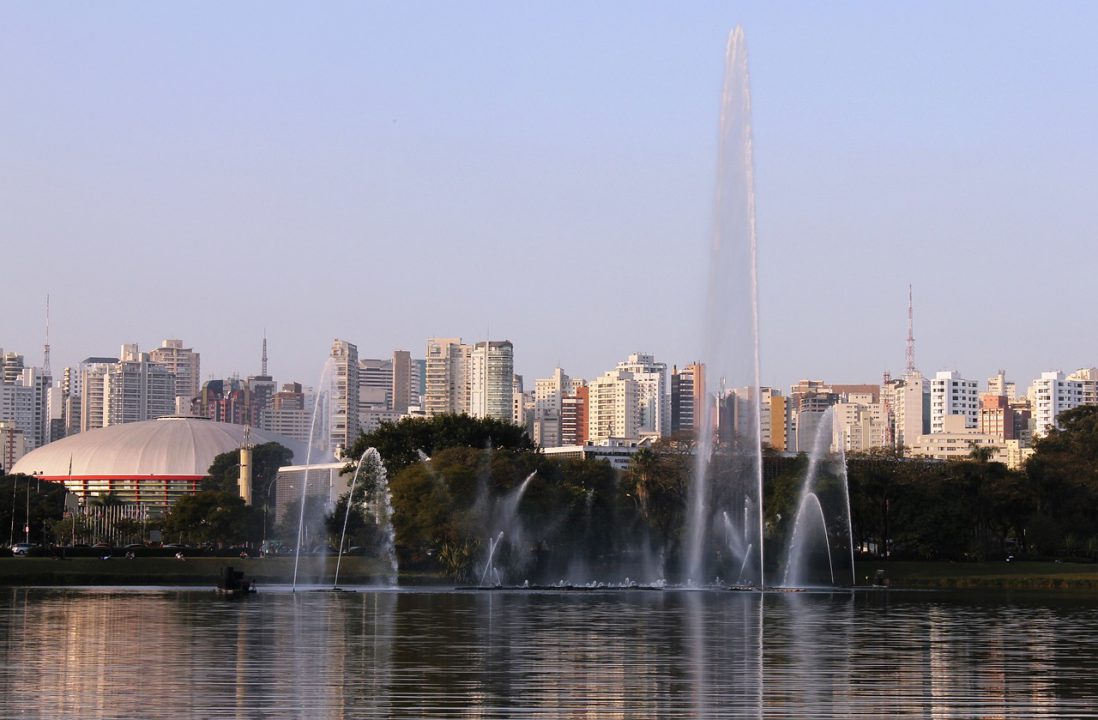 Parque Ibirapuera no bairro Moema.
